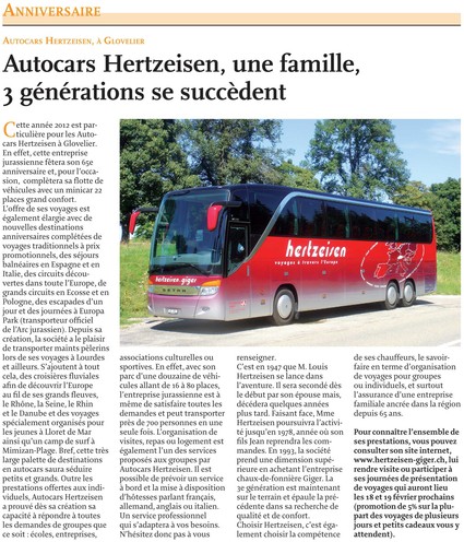 La presse en parle Hertzeisen