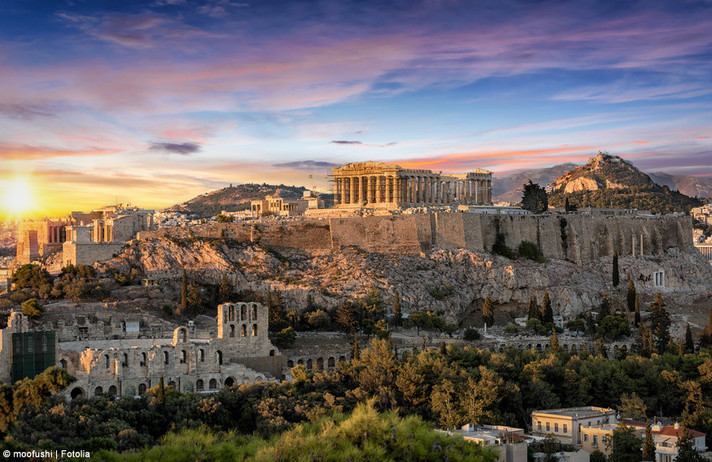 GRÈCE - ATHÈNES - ÎLES SARONIQUES - DELPHES - EUBÉE