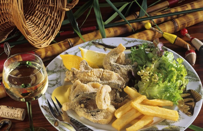 FRITURE DE CARPE EN ALSACE - PÂQUES