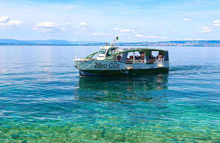 EVIAN - BALADE EN BATEAU ELECTRO-SOLAIRE
