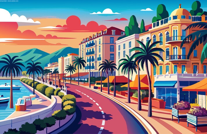 LA CÔTE D'AZUR À PÂQUES